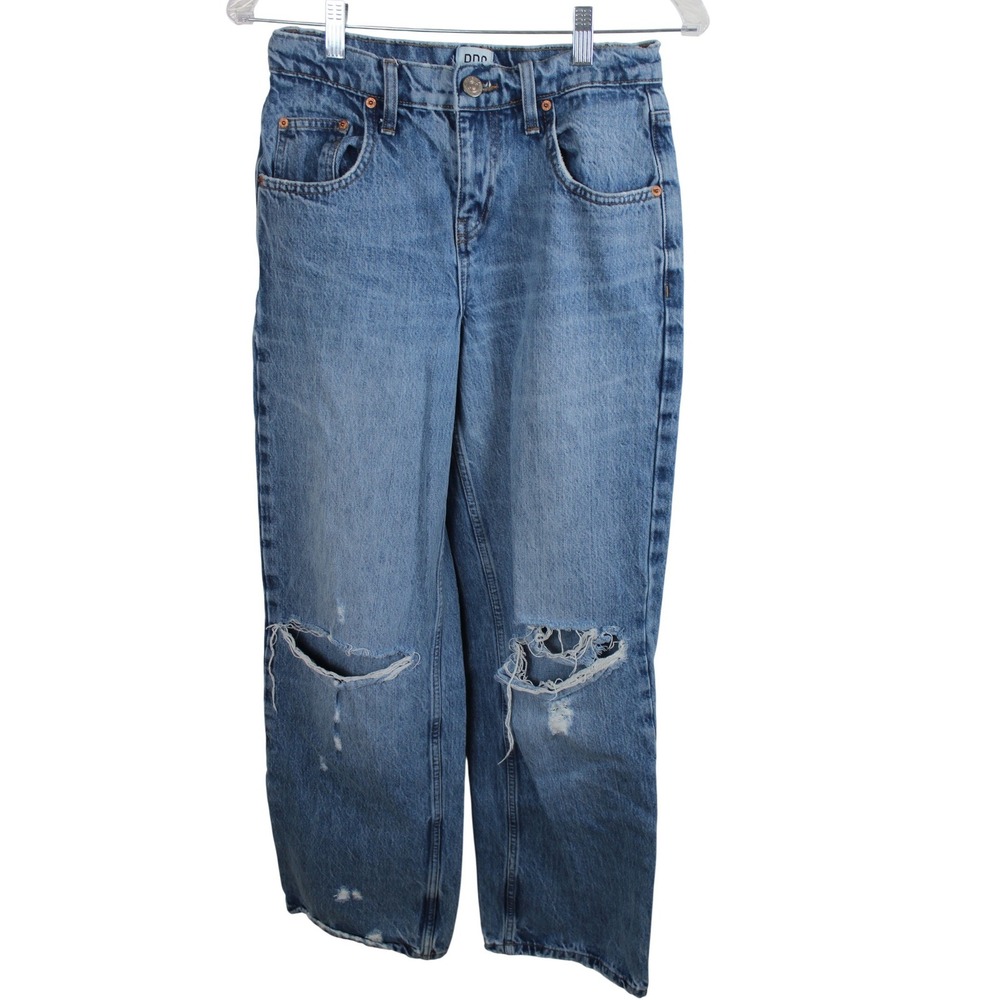 BDG‎ Urban Outfitters Marri Low Rise Boyfriend Distressed Jeans Blue W25 L32